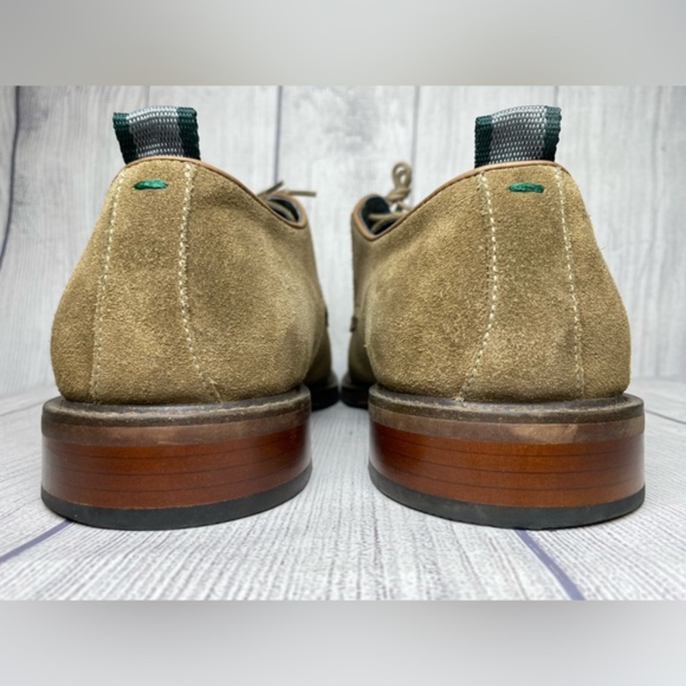 Men Size 12 EU 45 Rodd & Gunn Whitmore Street Plain Oxford Derby Taupe Pre-Owned - Picture 6 of 11